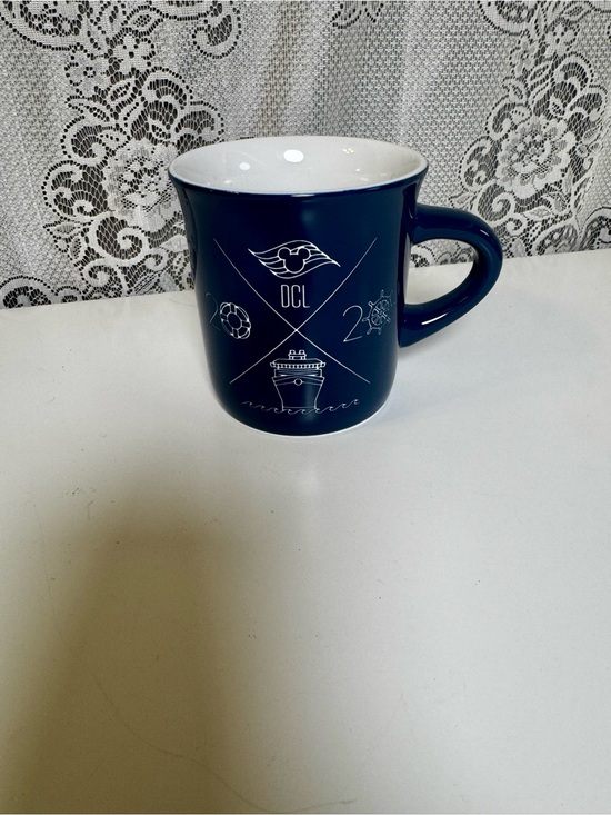 Disney Cruise Line Other - Disney Cruise Line DCL 25th Anniversary Navy Blue Ceramic Coffee Mug, Mickey